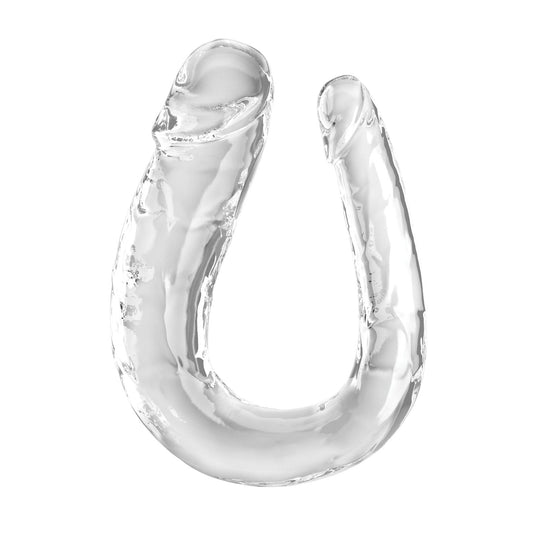 King Cock Clear Large Double Trouble Dildo