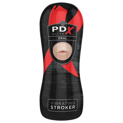 PDX Elite Vibrating Stroker - Oral
