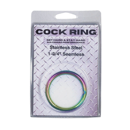 Packaging features a Plesur 2 Metal Cock Ring with a stainless steel finish. The top reads Get Hard & Stay Hard Maximum Performance Boost, and the backing card has a metallic pattern.