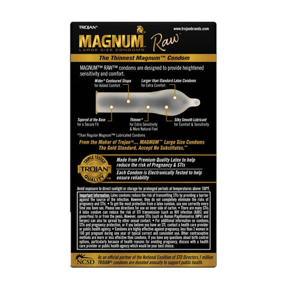 Trojan Magnum Raw Condoms