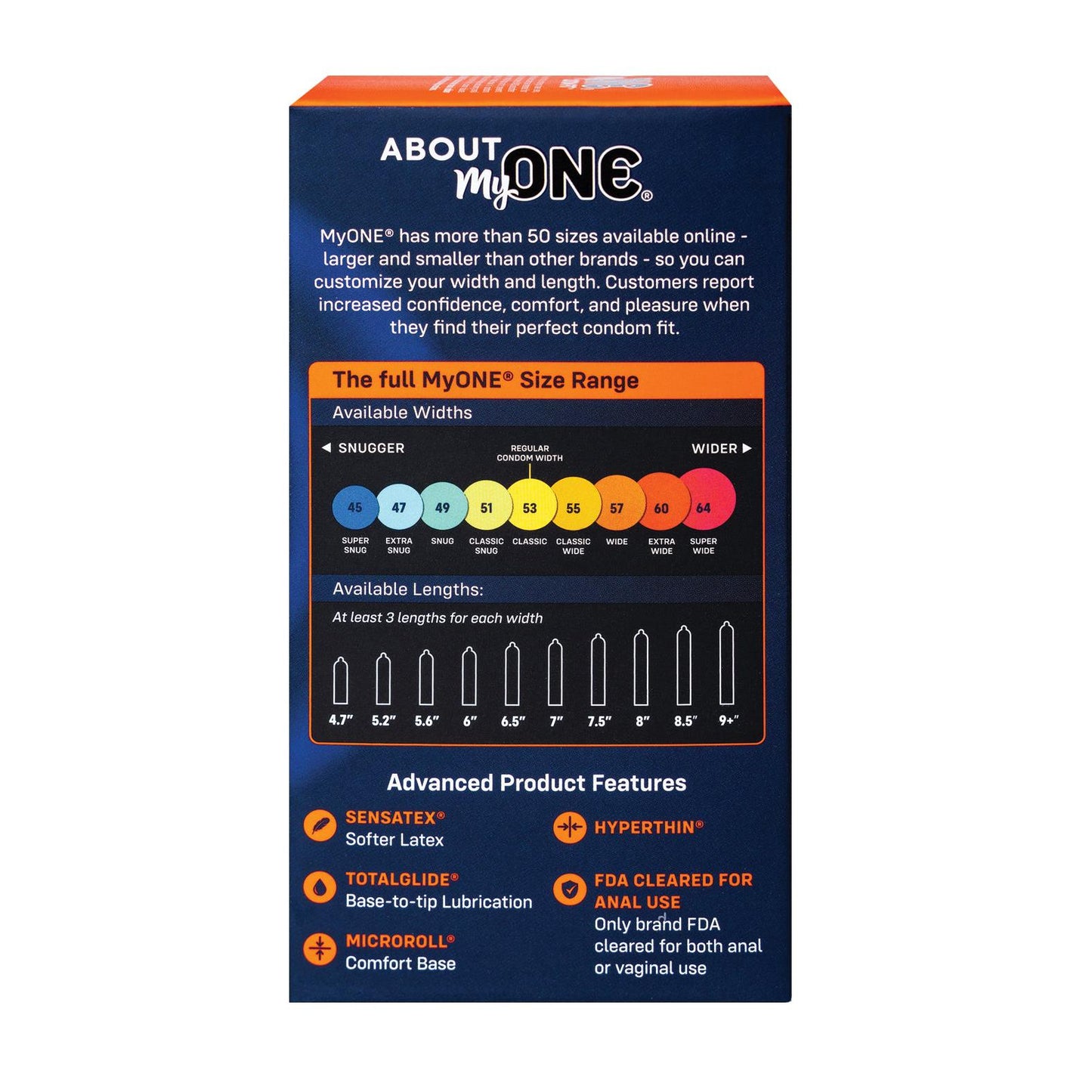 My One Extra Wide Condoms