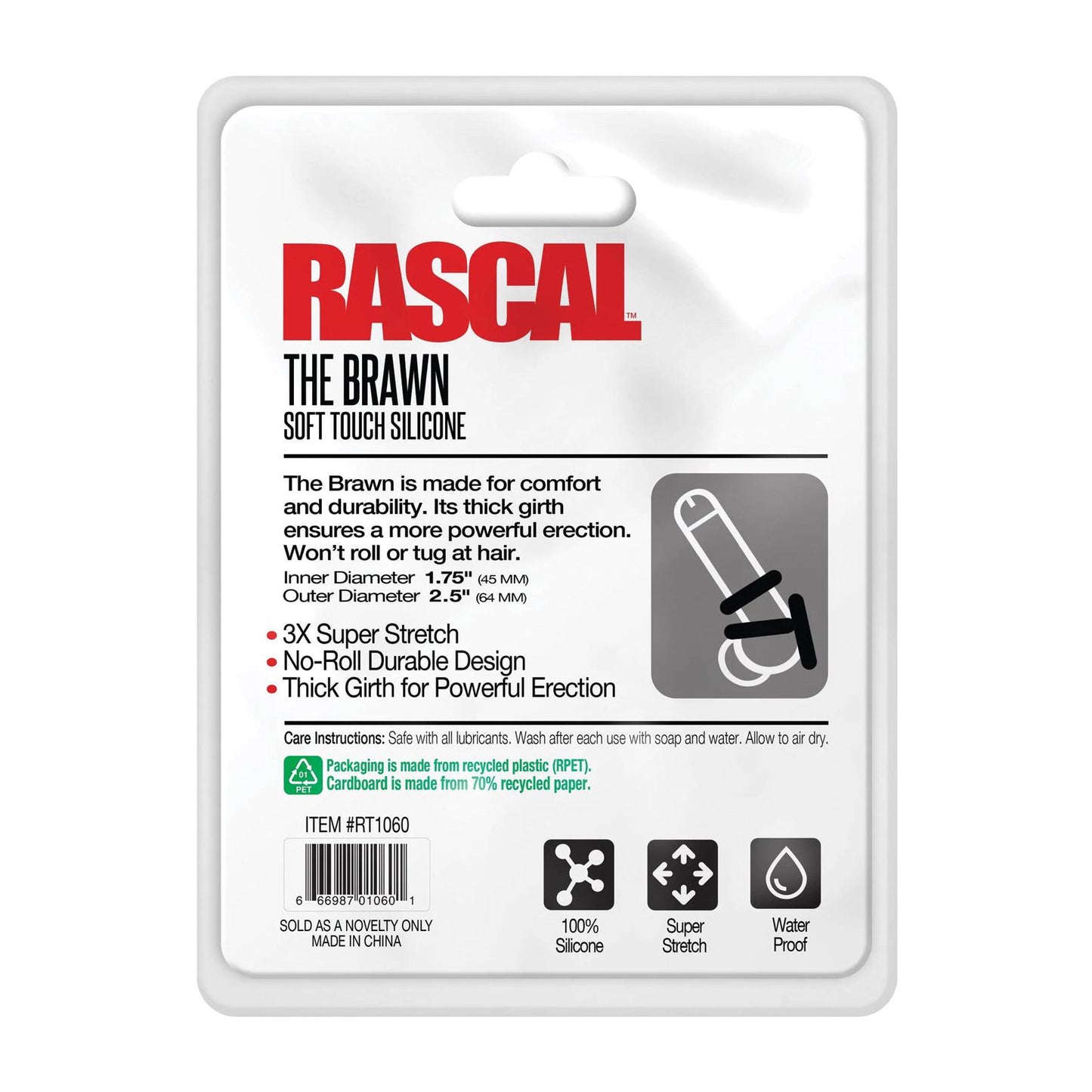 Rascal The Brawn Silicone Cock Ring