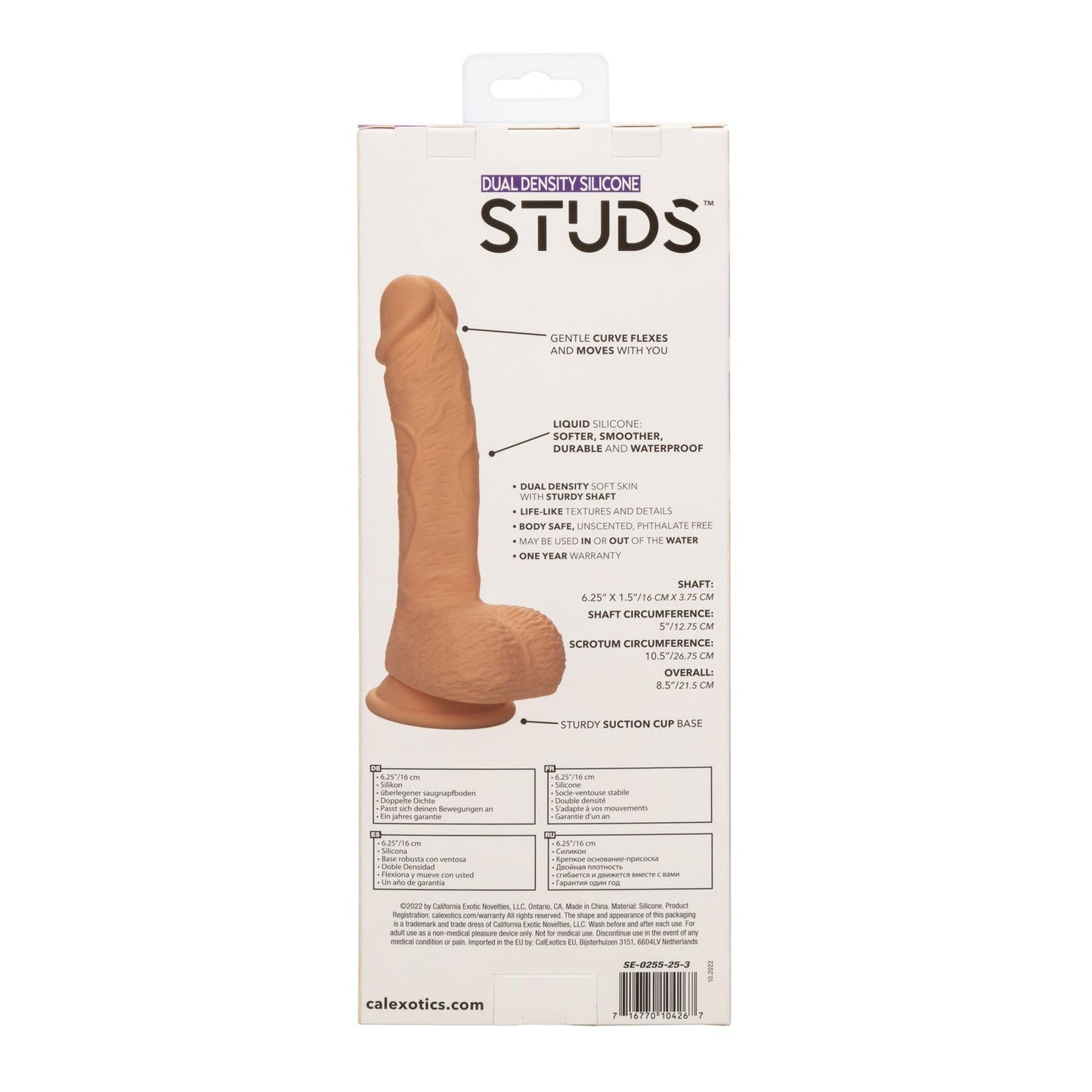 Studs Dual Density Silicone Dildo