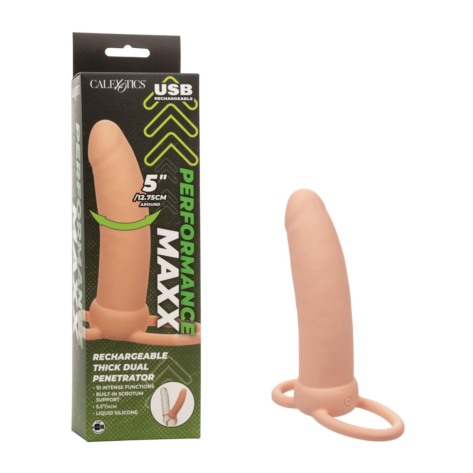 Performance Maxx Rechargeable Thick Dual Penetrator