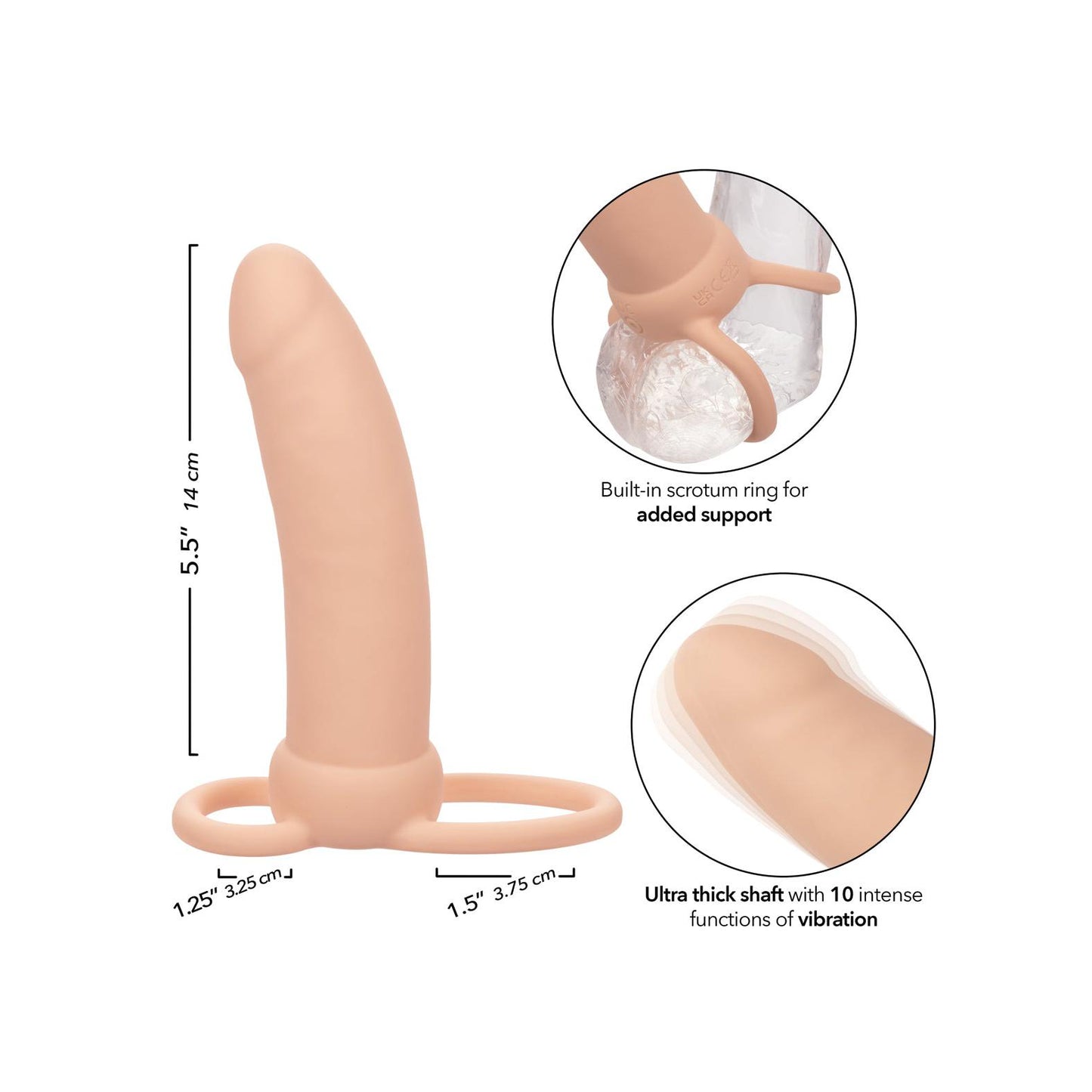 Performance Maxx Rechargeable Thick Dual Penetrator