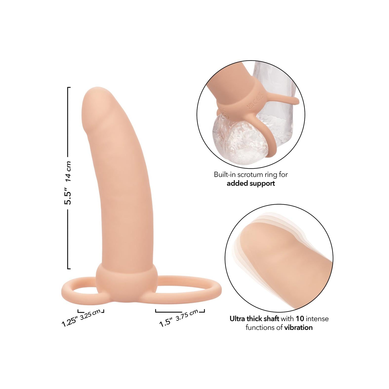Performance Maxx Rechargeable Thick Dual Penetrator