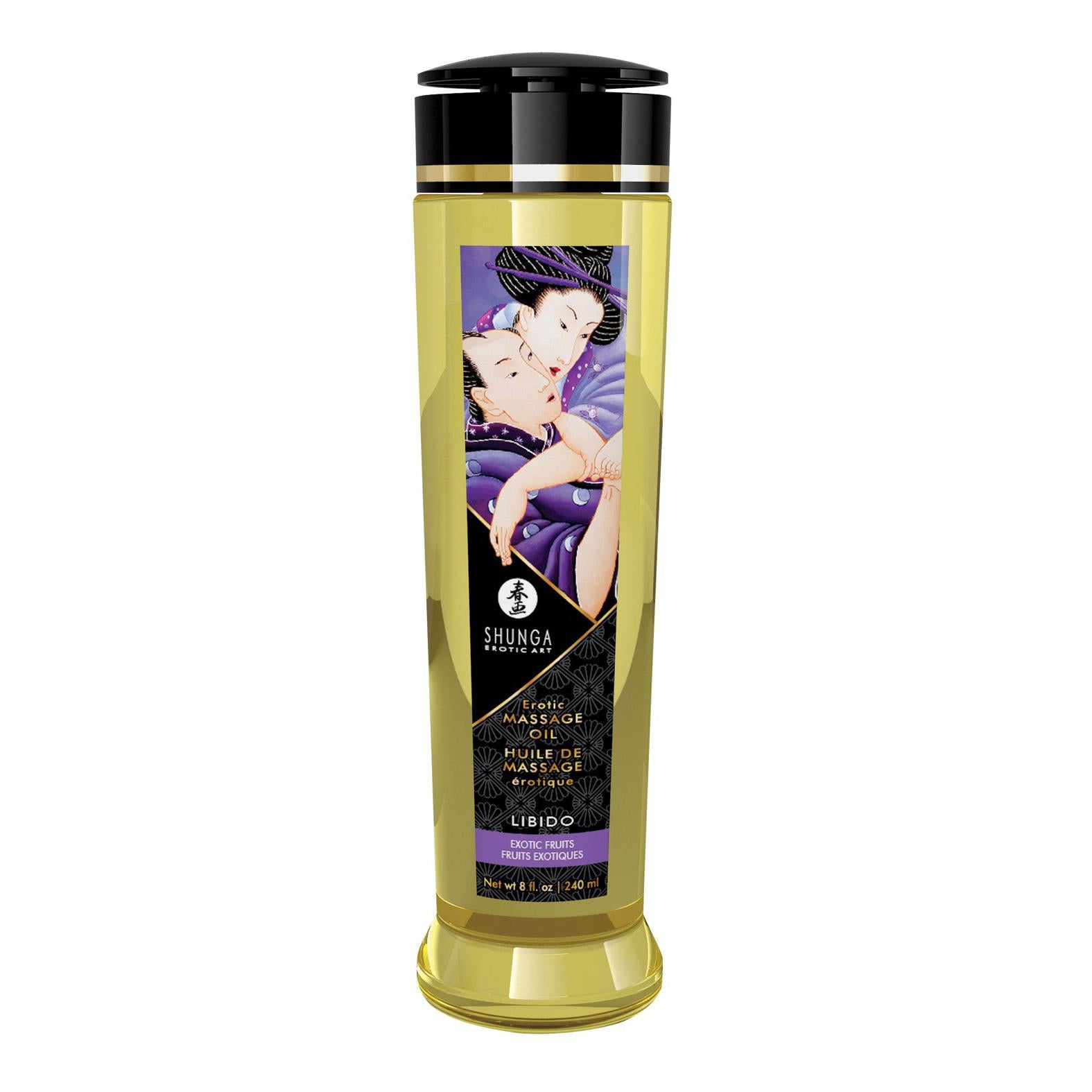 Shunga Erotic Massage Oil - 8 oz Libido/Exotic Fruits