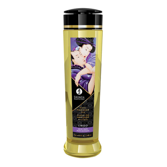 Shunga Erotic Massage Oil - 8 oz Libido/Exotic Fruits