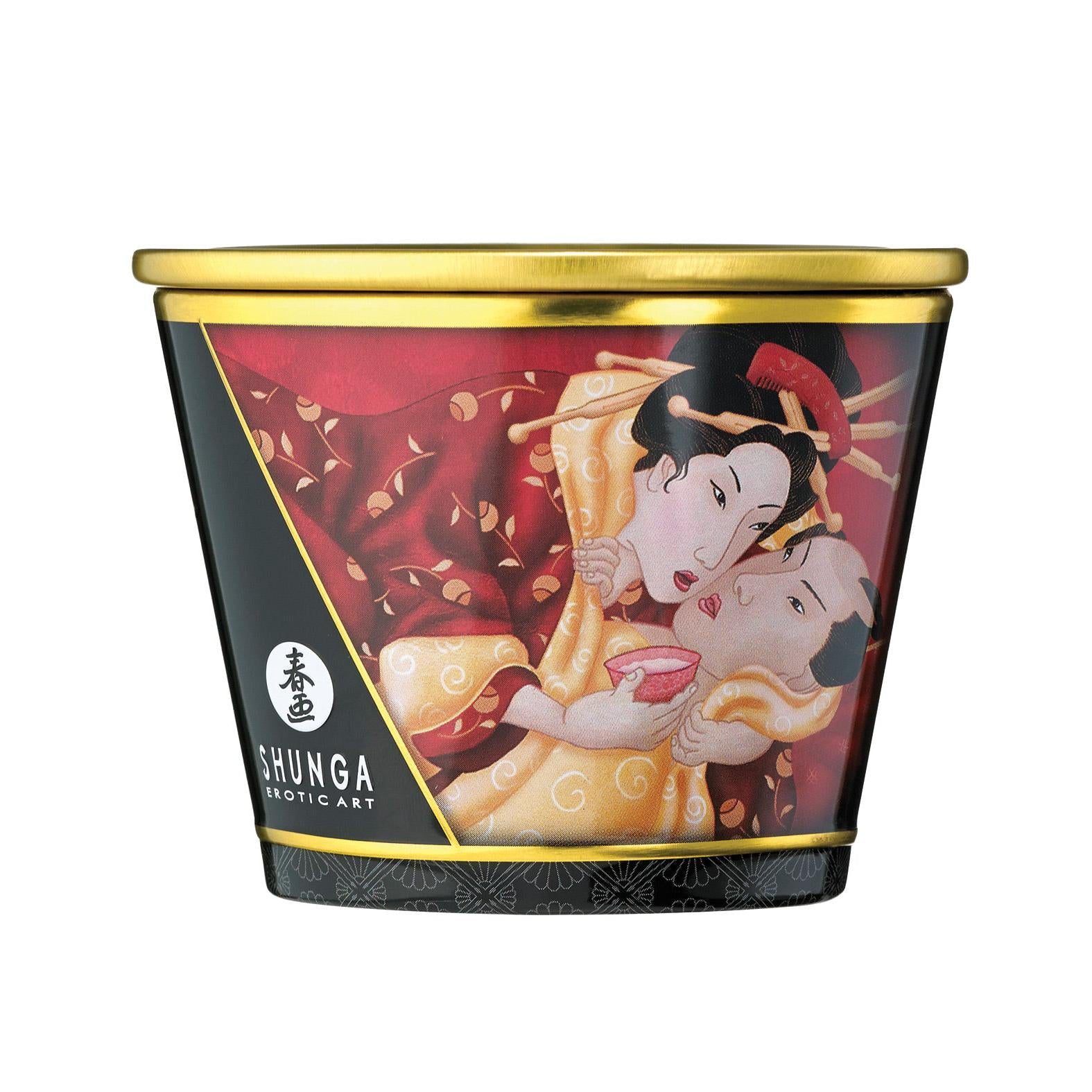 Shunga Massage Candle Romance - 5.7 oz Strawberry Wine