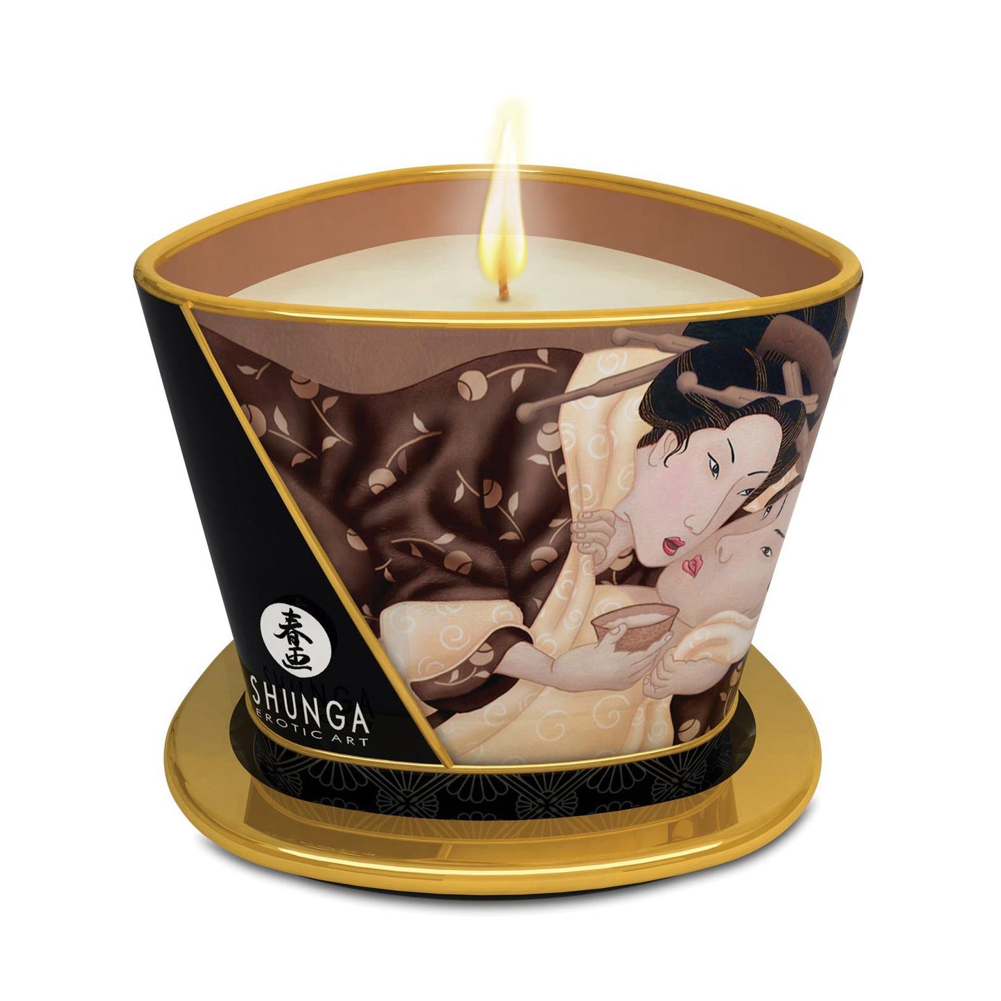 Shunga Massage Candle Excitation - 5.7 oz Intoxicating Chocolate