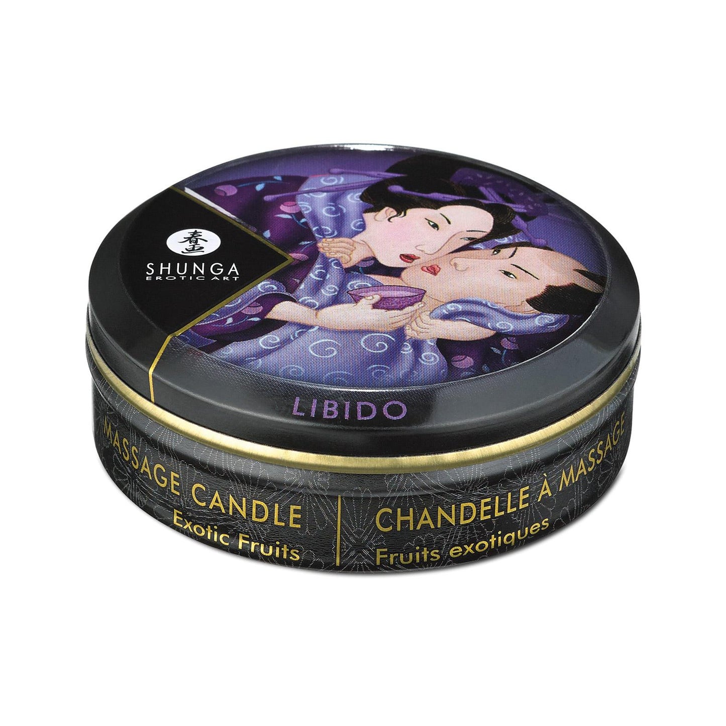 Shunga Libido Mini Candlelight Massage Candle - 1 oz Exotic Fruits