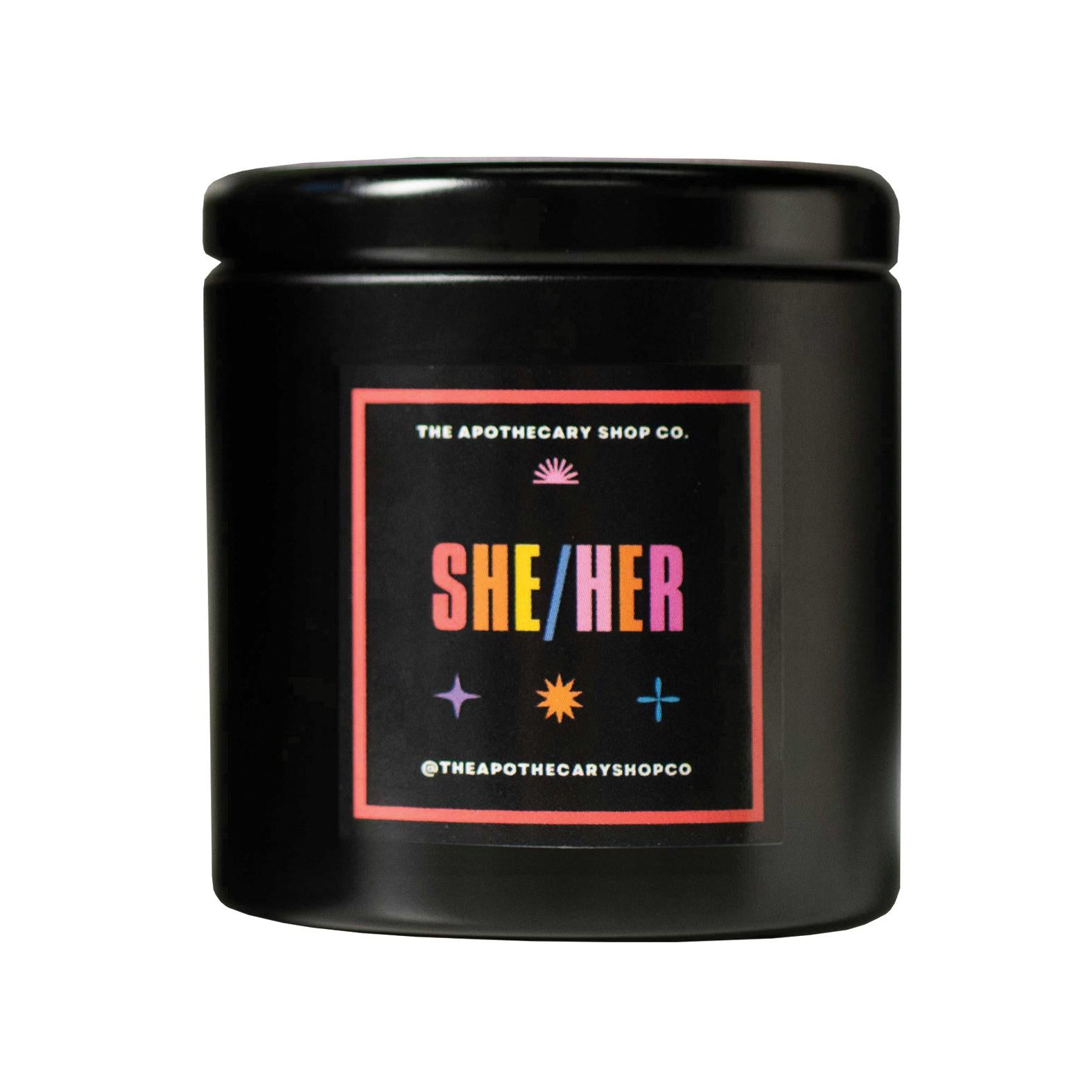 Gender Fluid She/Her Candle