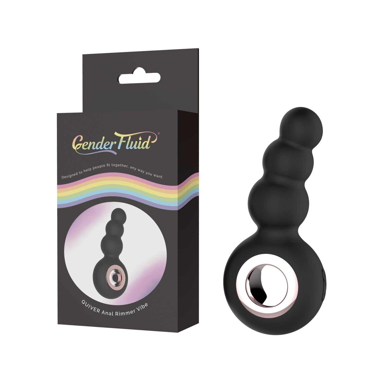 Gender Fluid Quiver Anal Ring Bead Vibe