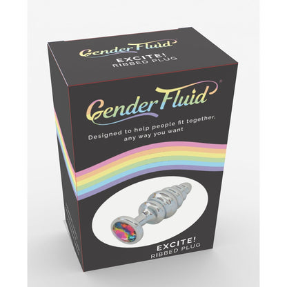 Gender Fluid Excite! Ribbed Plug