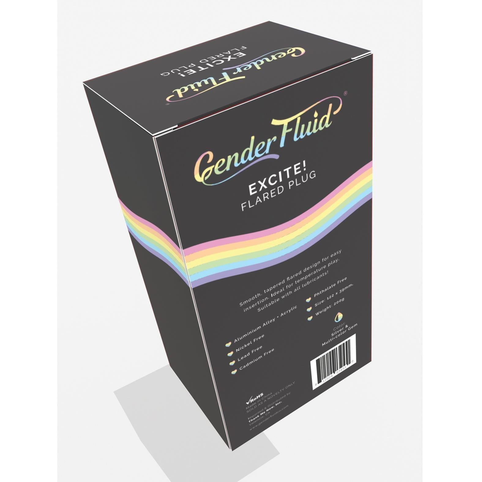 Gender Fluid Excite! Flared Plug