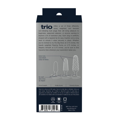 VeDO Trio Anal Plug Set