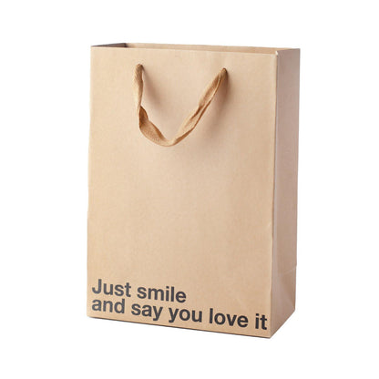 Just Smile and Say You Love It Gift Bag - Pack of 3
