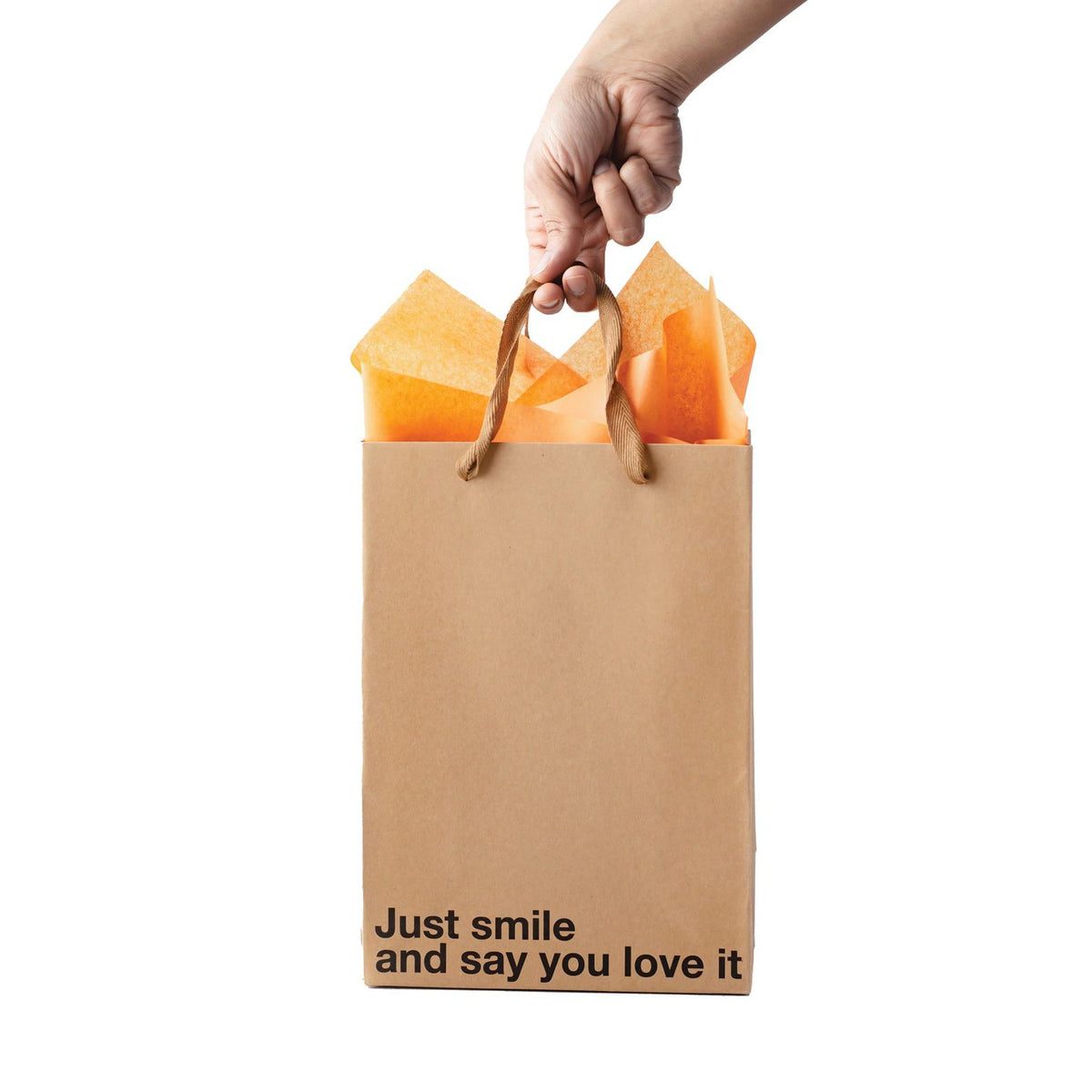 Just Smile and Say You Love It Gift Bag - Pack of 3