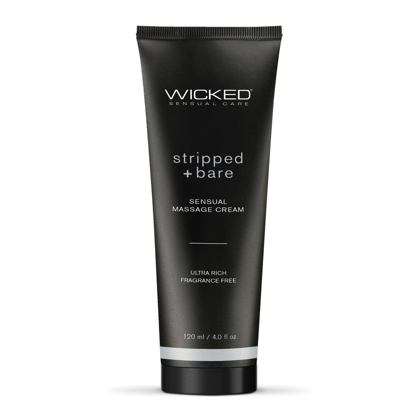 Wicked Sensual Care Stripped &amp; Bare Unscented Massage Cream  - 4 oz