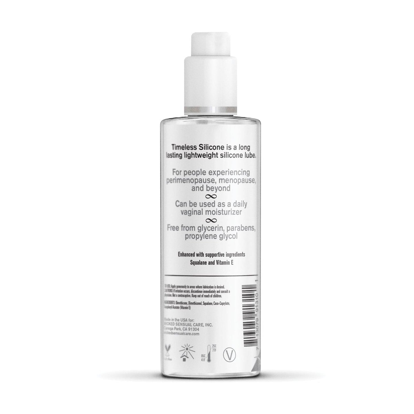 Wicked Sensual Care Simply Timeless Silicone Lubricant