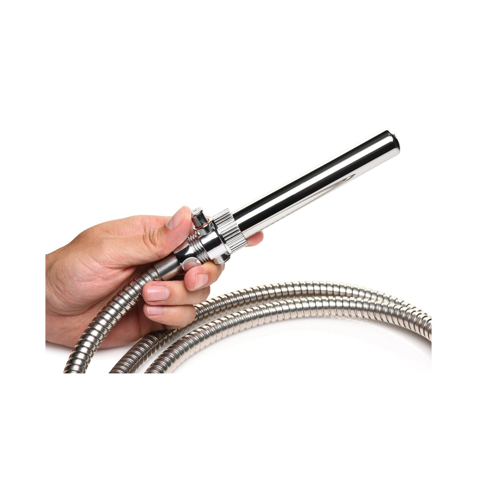 Clean Stream Enema Nozzle with Push Valve