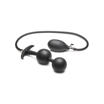 Master Series Ass Rattler Weighted Inflatable Silicone Anal Plug