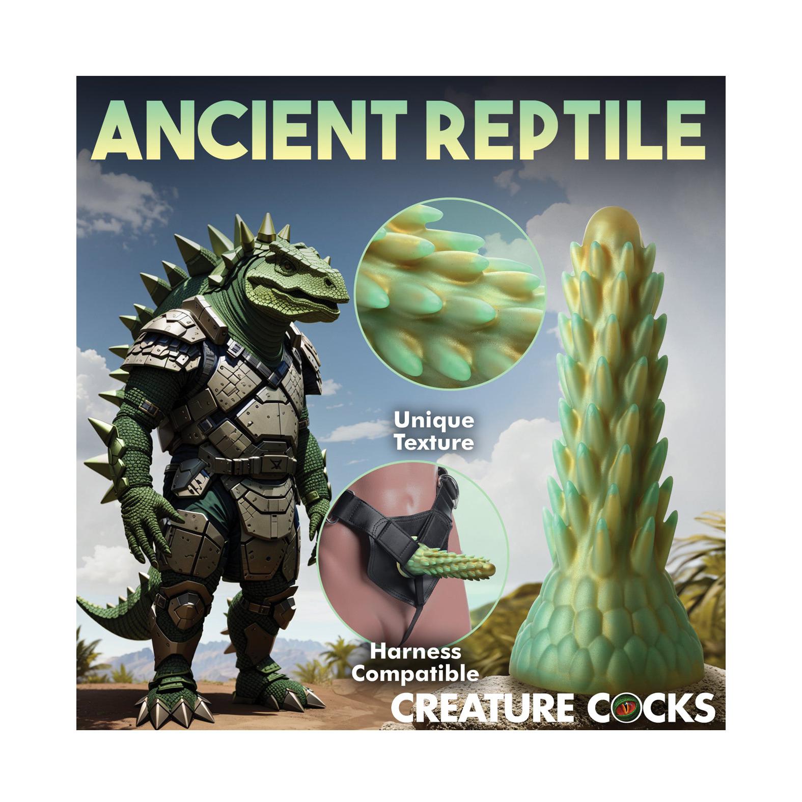 Creature Cocks Stegosaurus Spiky Reptile Silicone Dildo