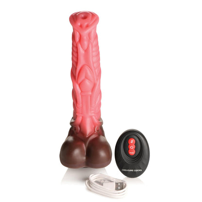 Creature Cocks Deluxe Centaur Thrusting & Vibrating Silicone Dildo