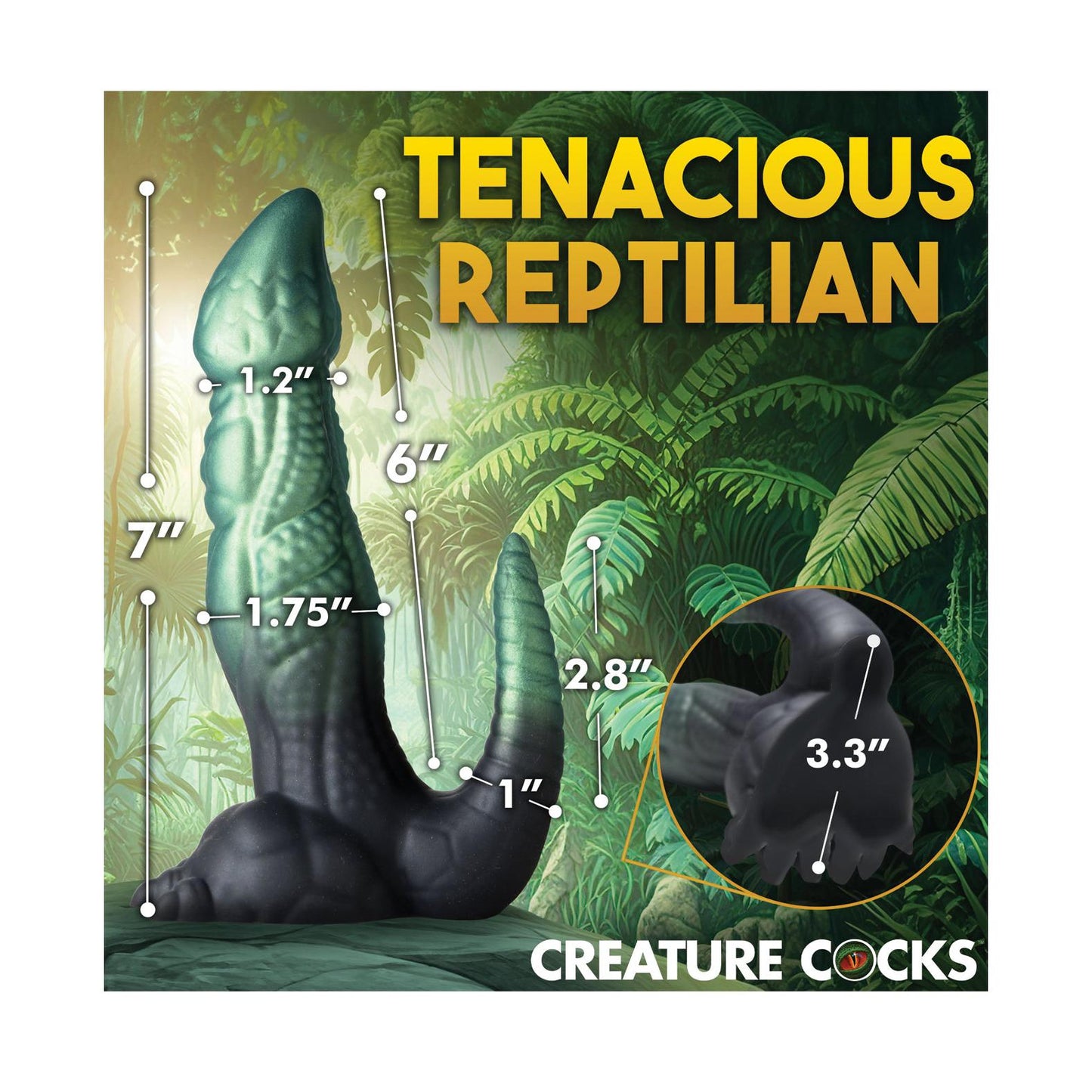 Creature Cocks Dickosaur Dinosaur Silicone Dildo