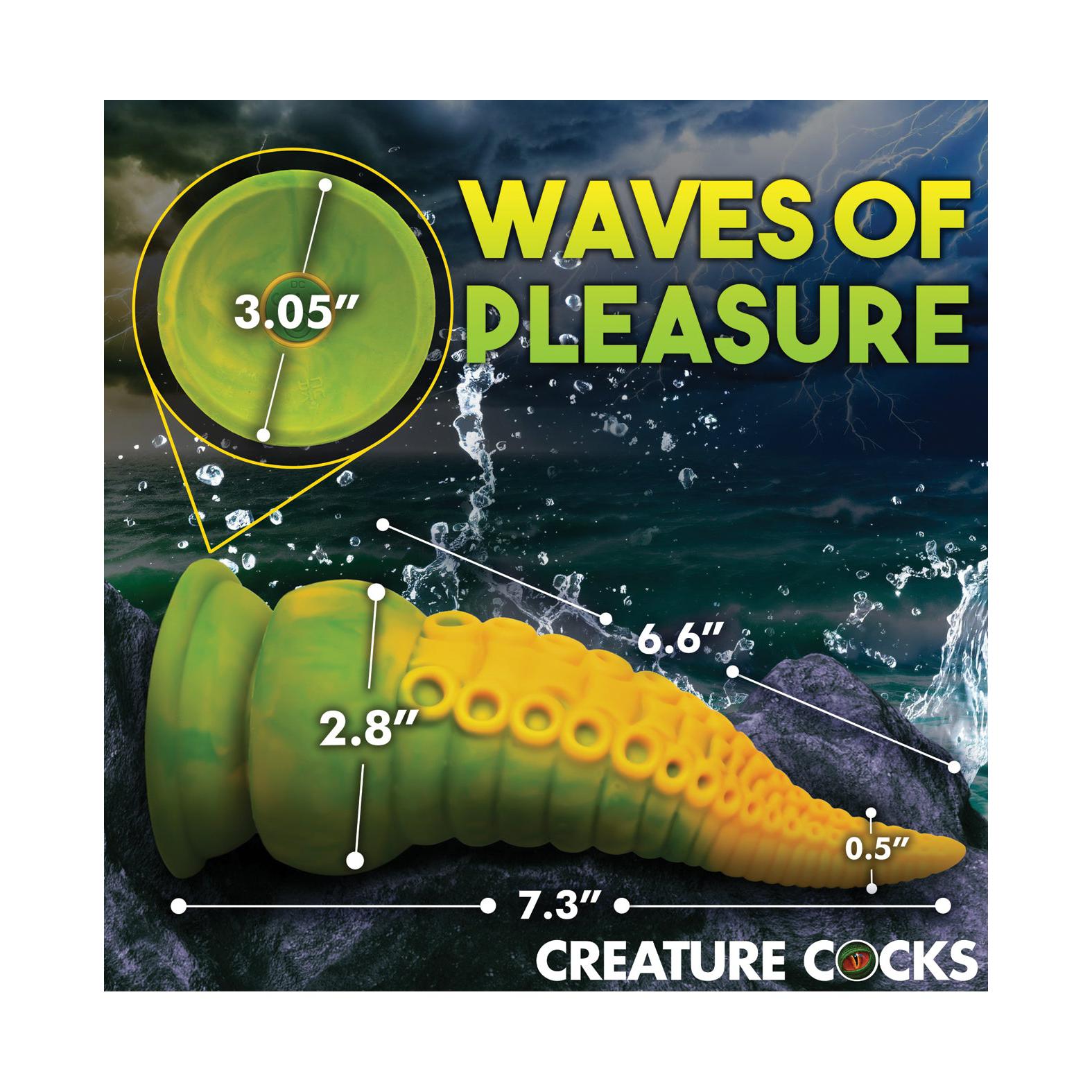 Creature Cocks Monstropus 2.0 Vibrating Tentacle Silicone Dildo