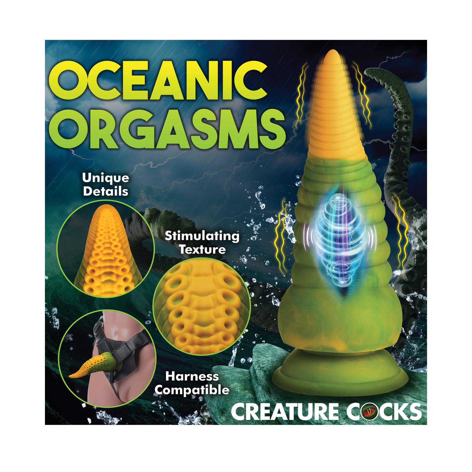 Creature Cocks Monstropus 2.0 Vibrating Tentacle Silicone Dildo