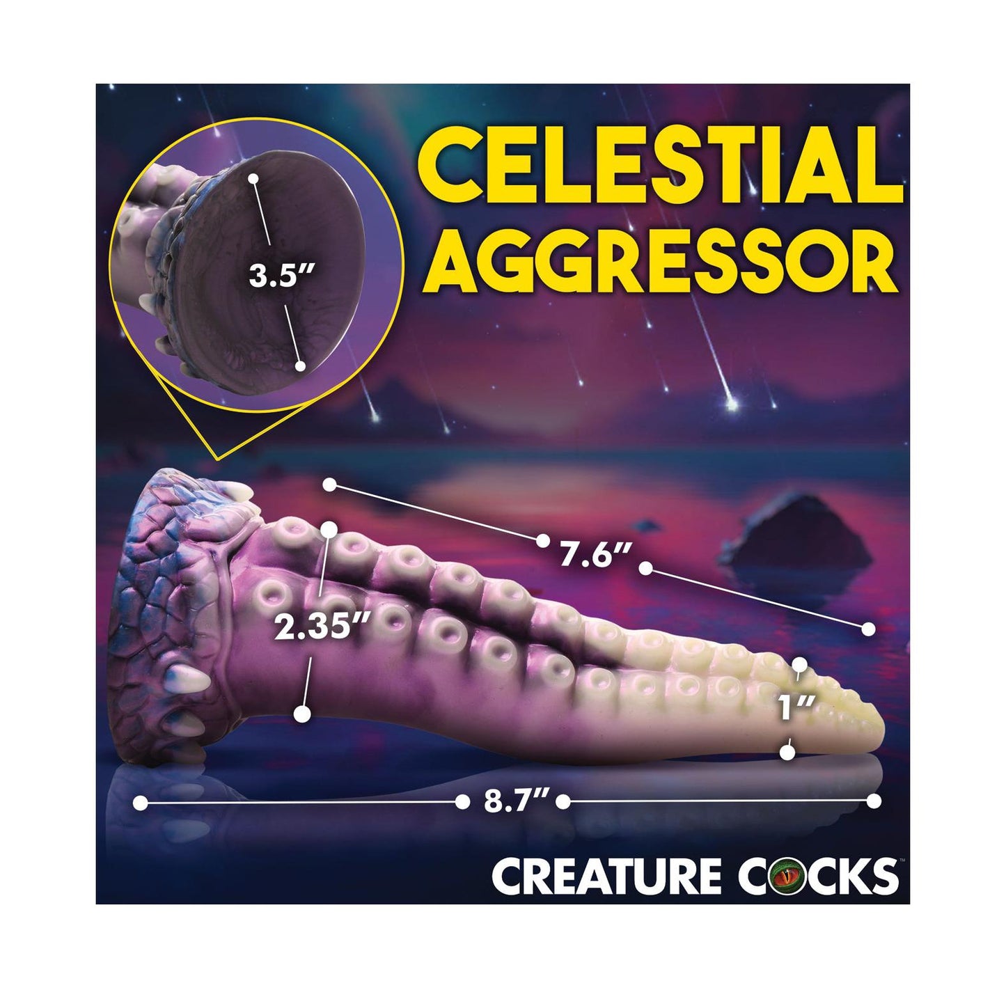 Creature Cocks Astropus Tentacle Silicone Dildo