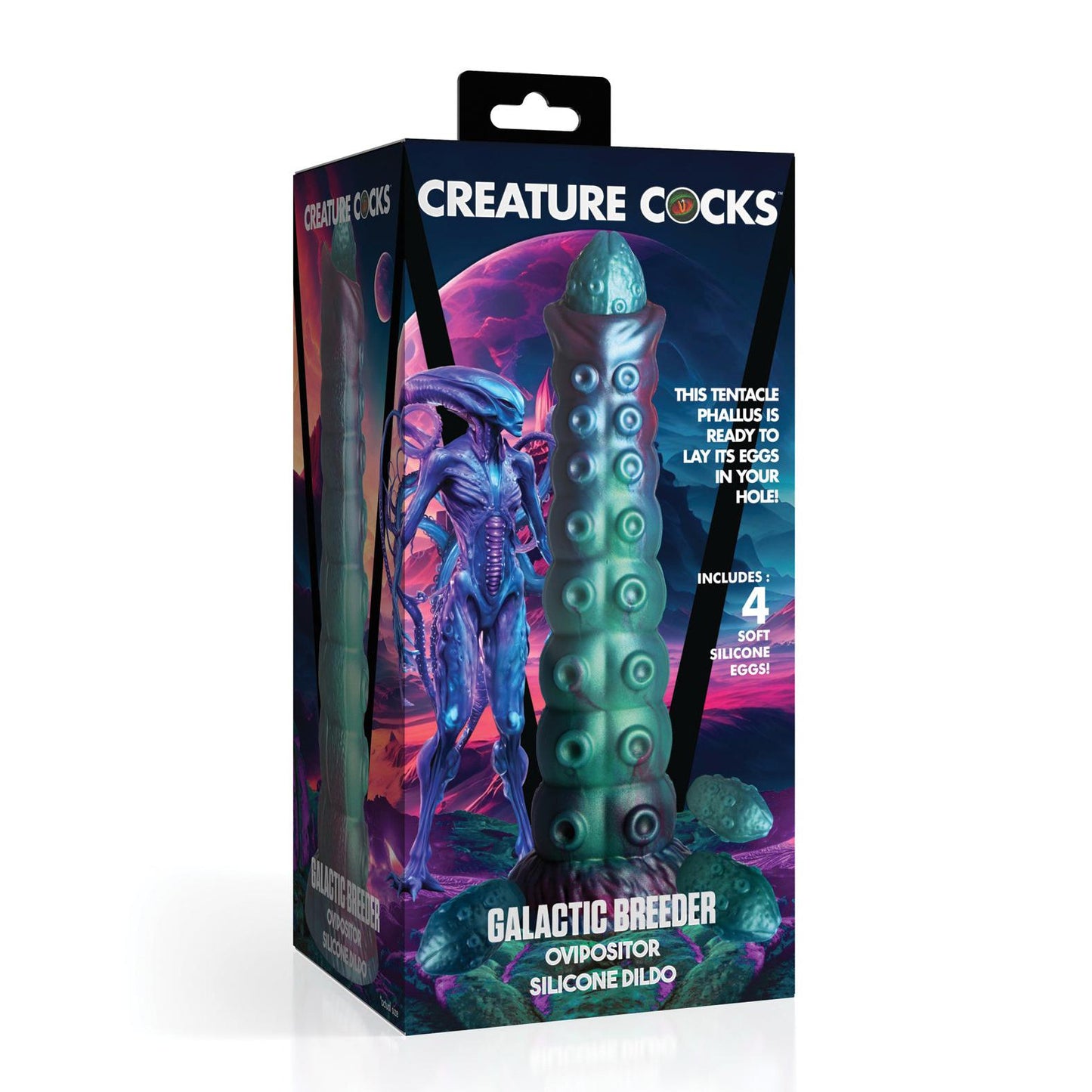 Creature Cocks Galactic Breeder Ovipositor Silicone Dildo