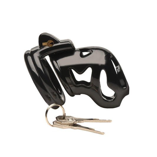 Master Series Hard Stop Double Ring Chastity Cage