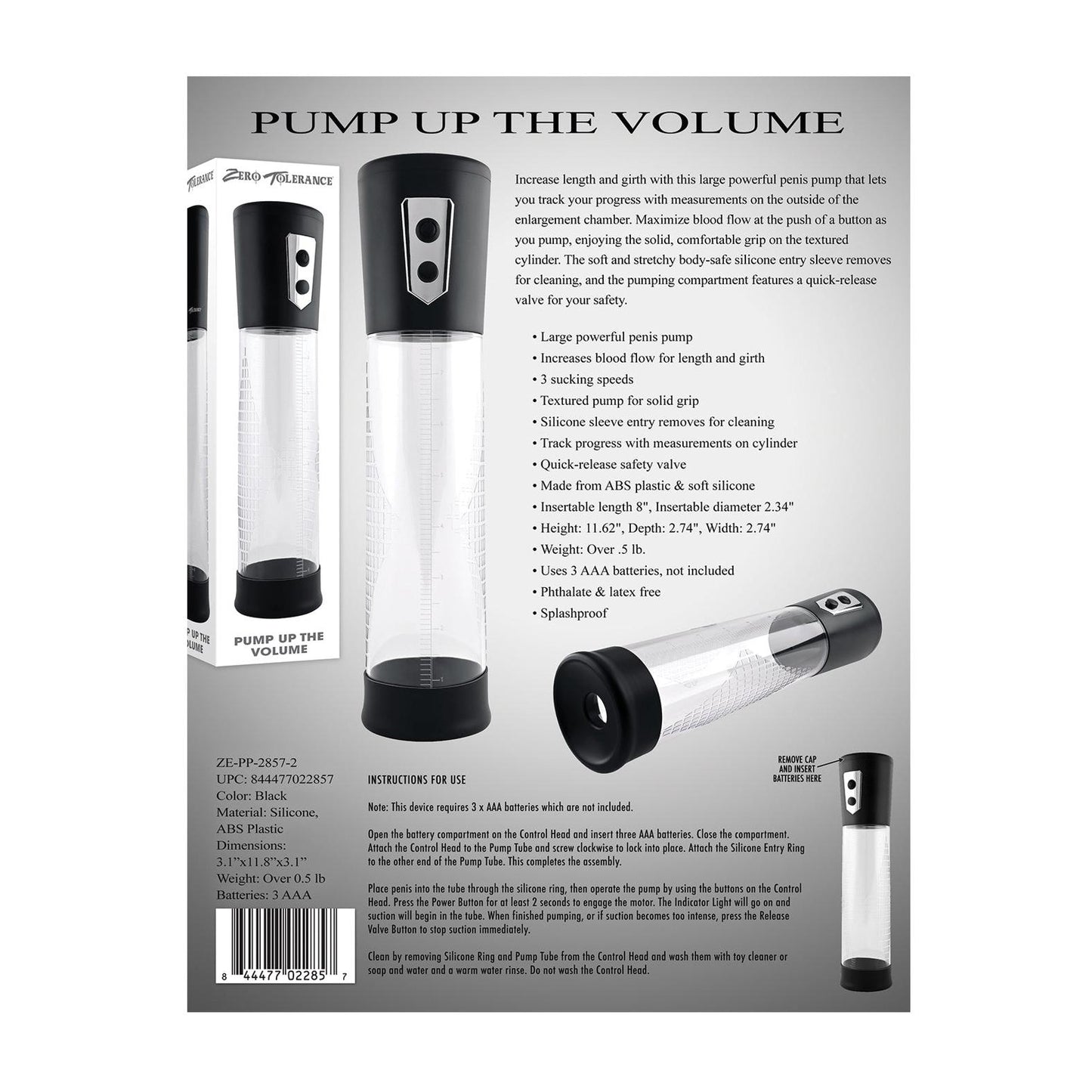 Zero Tolerance Pump Up The Volume