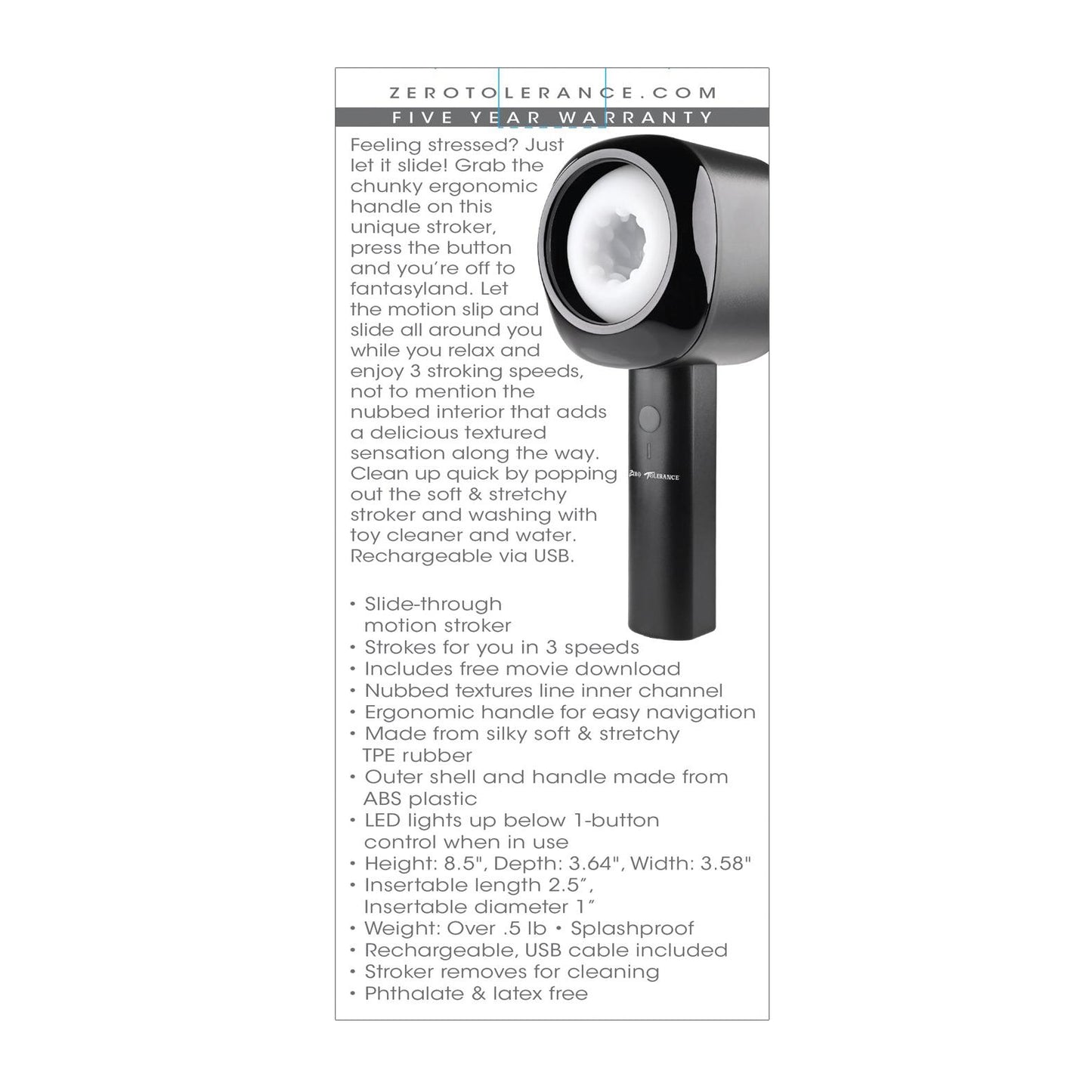 Zero Tolerance Let It Slide