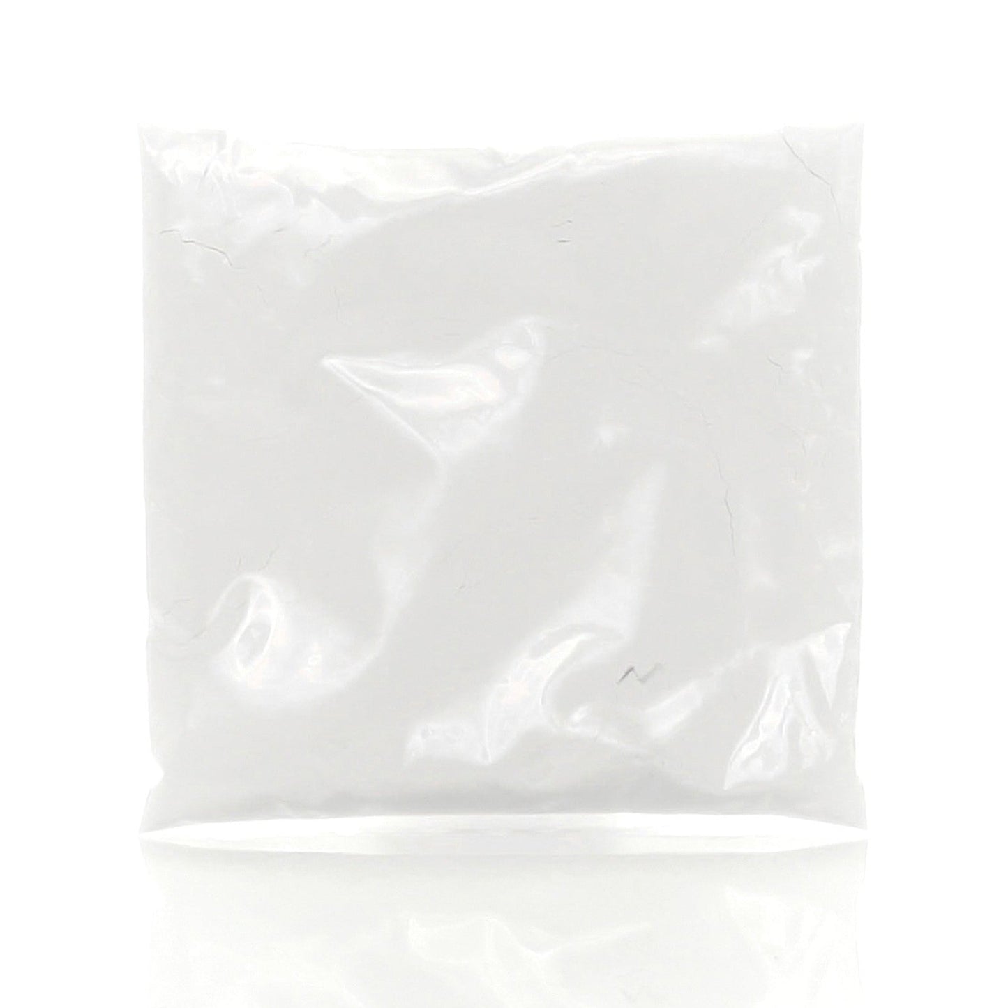 A clear, sealed plastic bag filled with Clone-A-Willy Molding Powder - 3 oz rests against a plain white background. This essential ingredient from Clone-a-willy is perfect for your next project.
.