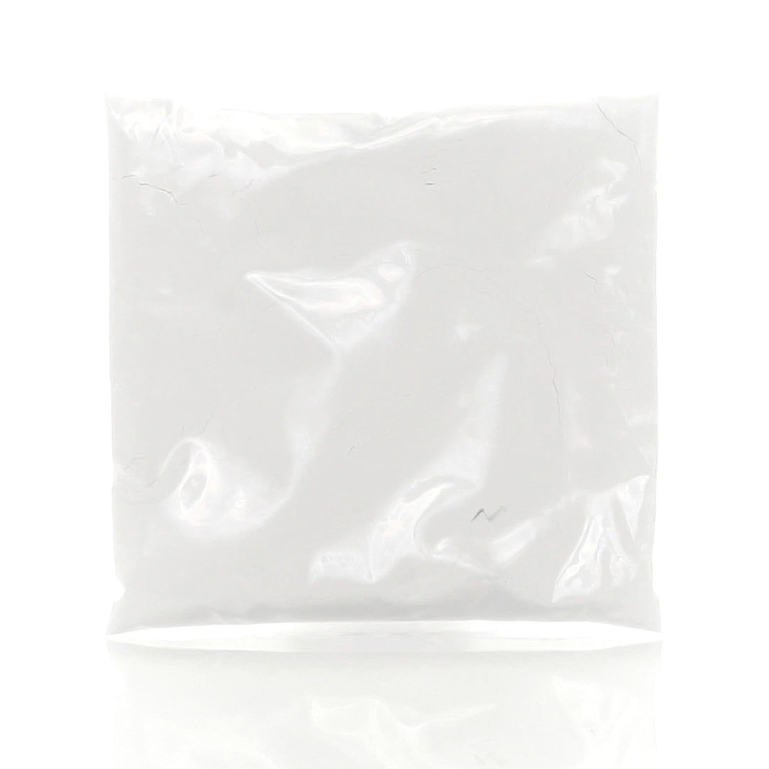 A clear, sealed plastic bag filled with Clone-A-Willy Molding Powder - 3 oz rests against a plain white background. This essential ingredient from Clone-a-willy is perfect for your next project.
.