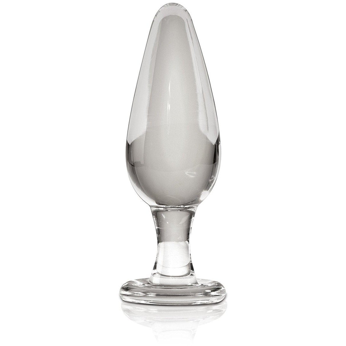 The Icicles No. 26 from Icicles is a smooth, cone-shaped, hand-crafted glass piece with a rounded base, ideal for temperature play and designed to be completely body-safe.