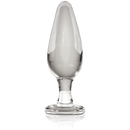 The Icicles No. 26 from Icicles is a smooth, cone-shaped, hand-crafted glass piece with a rounded base, ideal for temperature play and designed to be completely body-safe.