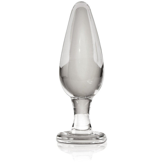 The Icicles No. 26 from Icicles is a smooth, cone-shaped, hand-crafted glass piece with a rounded base, ideal for temperature play and designed to be completely body-safe.