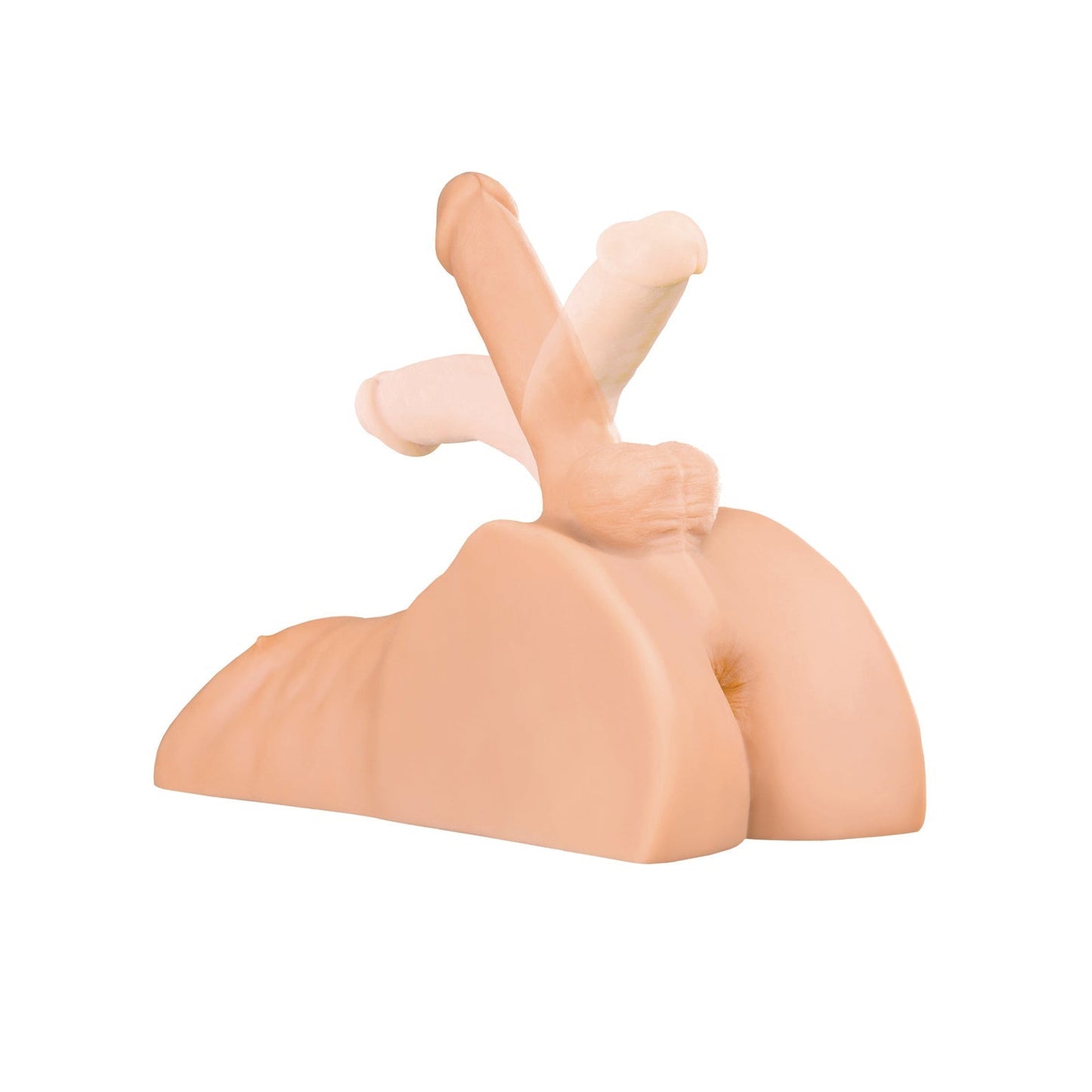 The PDX Plus Perfect Ride by PDX is a realistic anatomical model of human lungs and bronchial tubes in beige Fanta Flesh color, showcasing detailed lung structures and main bronchial branches for educational purposes, perfectly simulating real-life textures and appearances.