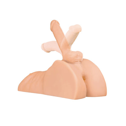 The PDX Plus Perfect Ride by PDX is a realistic anatomical model of human lungs and bronchial tubes in beige Fanta Flesh color, showcasing detailed lung structures and main bronchial branches for educational purposes, perfectly simulating real-life textures and appearances.