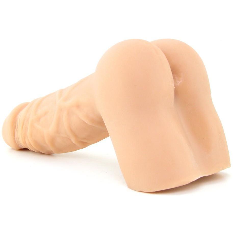 The Pipedream Extreme Fuck My Cock, a soft beige TPE prosthetic phallus by Pipedream, is showcased on a plain background. This unisex sex toy is designed for diverse intimate needs and enhanced personal experiences.