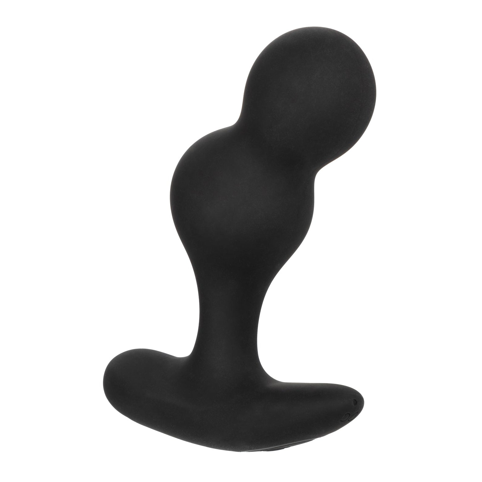 The Colt Dual Power Probe, a black silicone prostate massager from Colt, features a dual bulb design for enhanced stimulation. Its curved shape and bulbous end ensure ergonomic comfort, and it includes rechargeable capability with a USB charging cable for convenience.