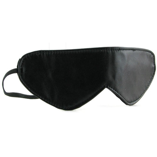 Set against a plain white background, the Fetish Fantasy Limited Edition Love Mask features sleek black leather with an elastic strap for comfort. Ideal for sensory deprivation, this stylish mask elevates intimate moments.