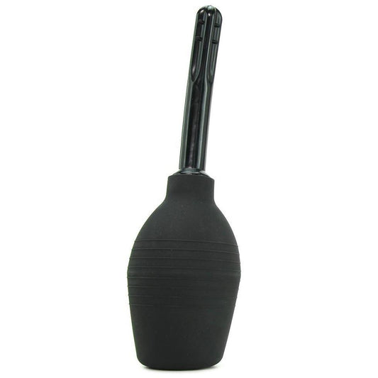 The NS Novelties Renegade Body Cleanser is a black rubber bulb with a smooth, perforated nozzle, ideal as a blower or duster for cleaning. Its phthalate-free for safe and effective use.