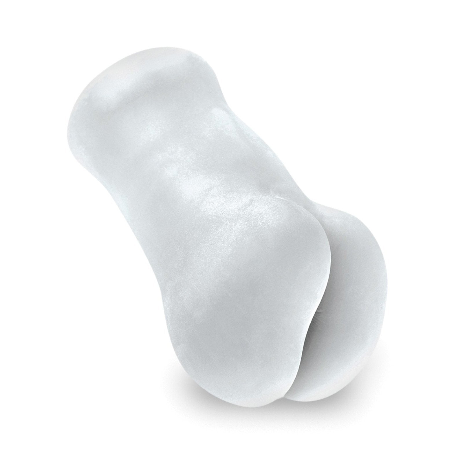 The PDX ergonomic white orthopedic memory foam neck pillow offers contoured support and comfort, perfectly enhancing travel experiences alongside your PDX Male Blow Go Mega Stroker.