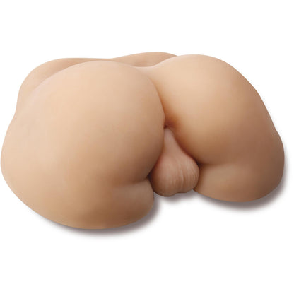The Pipedream Extreme Fuck My Tight Ass is a realistic silicone adult toy designed to mimic human anatomys intricate details, featuring lifelike patterns and curves, elegantly presented against a plain white background.