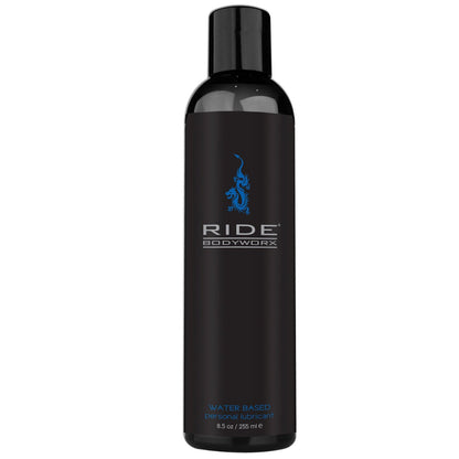 Ride water-based lube in its earlier BodyWorx bottle, 8.5 oz (255 ml)